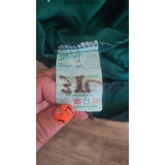 Vintage Sunrider Shades Shirt 3XL Made in Canada Green Button-Up NWT Minor Stain - Picture 5 of 7